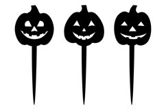 Halloween Cake Topper. Halloween Laser Cut. Pumpkin SVG Product Image 3