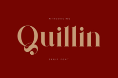 Quillin Elegant Luxury Serif Font Product Image 1