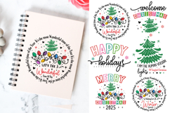 Christmas Quotes Svg Designs / Svg Eps Png Ai , Svg Design Product Image 1