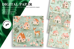 Farm Animal Background Cute Kids Room Pattern Wallpaper_5 Product Image 1