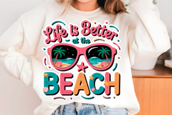 Faux Yarn sticker Summer PNG, Beach Vibes Png Product Image 2