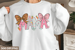 Mama PNG, Coquette Easter Day Sublimation PNG Product Image 1