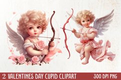 Valentines Day Cupid Sublimation Bundle, Cupid Watercolor Product Image 2