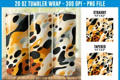 Jaguar Print Tumbler Wrap | Tumbler Wrap Sublimation Product Image 1