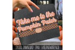 Take Me To The Pumpkin Patch PNG | Retro Fall PNG Product Image 1