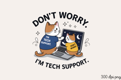 Funny Cats Sublimation Quotes Bundle PNG Product Image 7