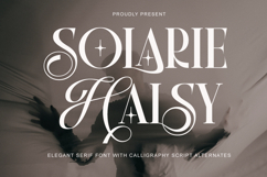 Solarie Halsy - Elegant Serif Font Product Image 1