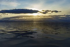 Seascape with beautiful sunset and dramatic sky. Product Image 1