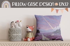 Cosmic Sky Pillow Case Design, Nature Pillow Sublimation Product Image 1
