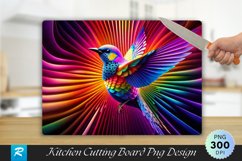3D Bird Cutting Board Sublimation Design Product Image 1