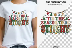Christmas crochet png design for T-shirts Product Image 1