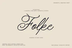 Folke Ornamental Signature Script Font Product Image 1