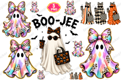 Halloween Boo-Jee Ghost Loepart Print, Halloween Boo-Jee PNG Product Image 1