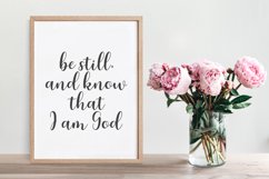 Psalm 46:10, Be still and know, Christian poster Product Image 1