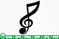 Musical Notes / Sounds Notes x60 Silhouette / SVG BUNDLE Product Image 2