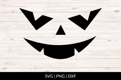 Creepy Jack O Lantern Face SVG Product Image 1