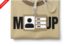 Lanyard Id Card And T-shirt Product Image 1