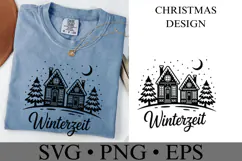 Winterzeit Svg | Christmas svg | Shirt Svg Product Image 2