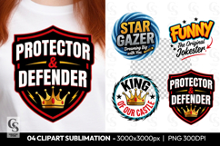 Protector Defender Sublimation Clipart PNG Product Image 1