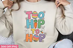 Too hip to hop PNG, Gnome St Patricks Day Sublim Product Image 1