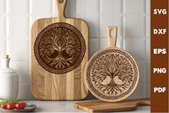 Tree of life SVG, Engraving Laser Cutting board SVG Product Image 1