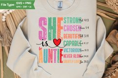 She Is Auntie SVG | Mother Day PNG | Happy Mother&#039;s Day SVG Product Image 1