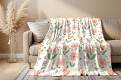 Blanket mockup on sofa Product Image 2