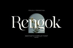 Rengok - Aesthetic Serif Font Product Image 1