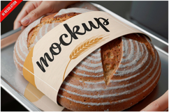 Hands Holding Sourdough Bread Wi PSD Product Image 1