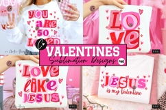Christian Valentine PNG Ransom Letter - 4 Designs Product Image 1