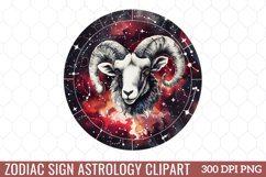 Zodiac Sign Astrology Clipart Bundle Product Image 2