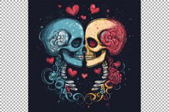 Colorful Skulls Symbolize Love and Connection Product Image 2
