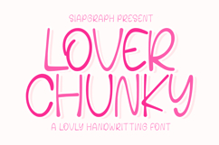 Lover Chunky - Playful Display Font Product Image 1