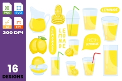 Lemonade Clipart Collection Product Image 1