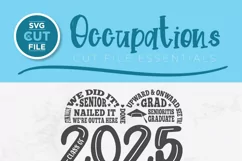 2025 Graduation svg, a Class of 2025 seniors svg for Cricut Product Image 2