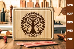 Tree of life SVG, Engraving Laser Cutting board SVG Product Image 1