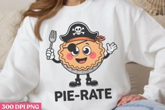 Pie Rate PNG, Funny Puns Sublimation PNG Product Image 2
