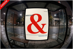 Bus Stop Billboard Fisheye Lens Product Image 1