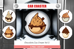 Car Coaster Chocolate Scoop Product Image 1