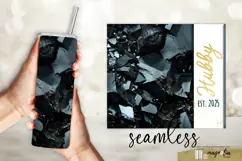 Hubby and Wifey Wedding Est.2025 Tumbler Sublimation Product Image 2