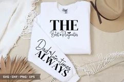 The Best Playmates SVG - Father's Day Sleeve T shirt Design Product Image 1