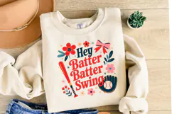Hey batter Swing Svg | Svg Files for Cricut | Shirt Svg Product Image 2