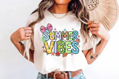 Summer Vibes PNG sublimation |Beach & Summer PNG T-Shirt Product Image 5