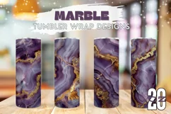 Purple Marble Tumbler Sublimation, Glitter Tumbler Designs Product Image 1