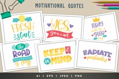 Uplifting, Motivational Quotes Colorful Lettering Set Product Image 1