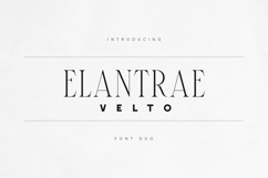 Elantrae &amp; Velto Modern Font Duo Product Image 1