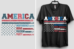 America Freedom Brave Independence Party Shirts, 4th of July Product Image 1