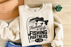 Husband &amp; Wife Fishing Partners Svg | Shirt Svg Product Image 2