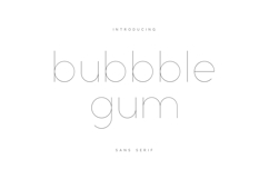 Bubble Gum Display Font Bold Fun Retro Product Image 1