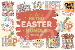Retro Easter PNG Bundle 09 Product Image 1